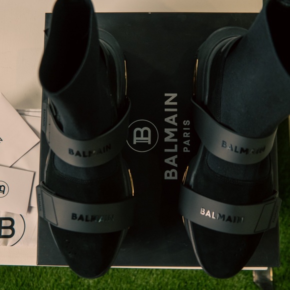 Balmain B-Bold High-Top Sneaker - Picture 5 of 5